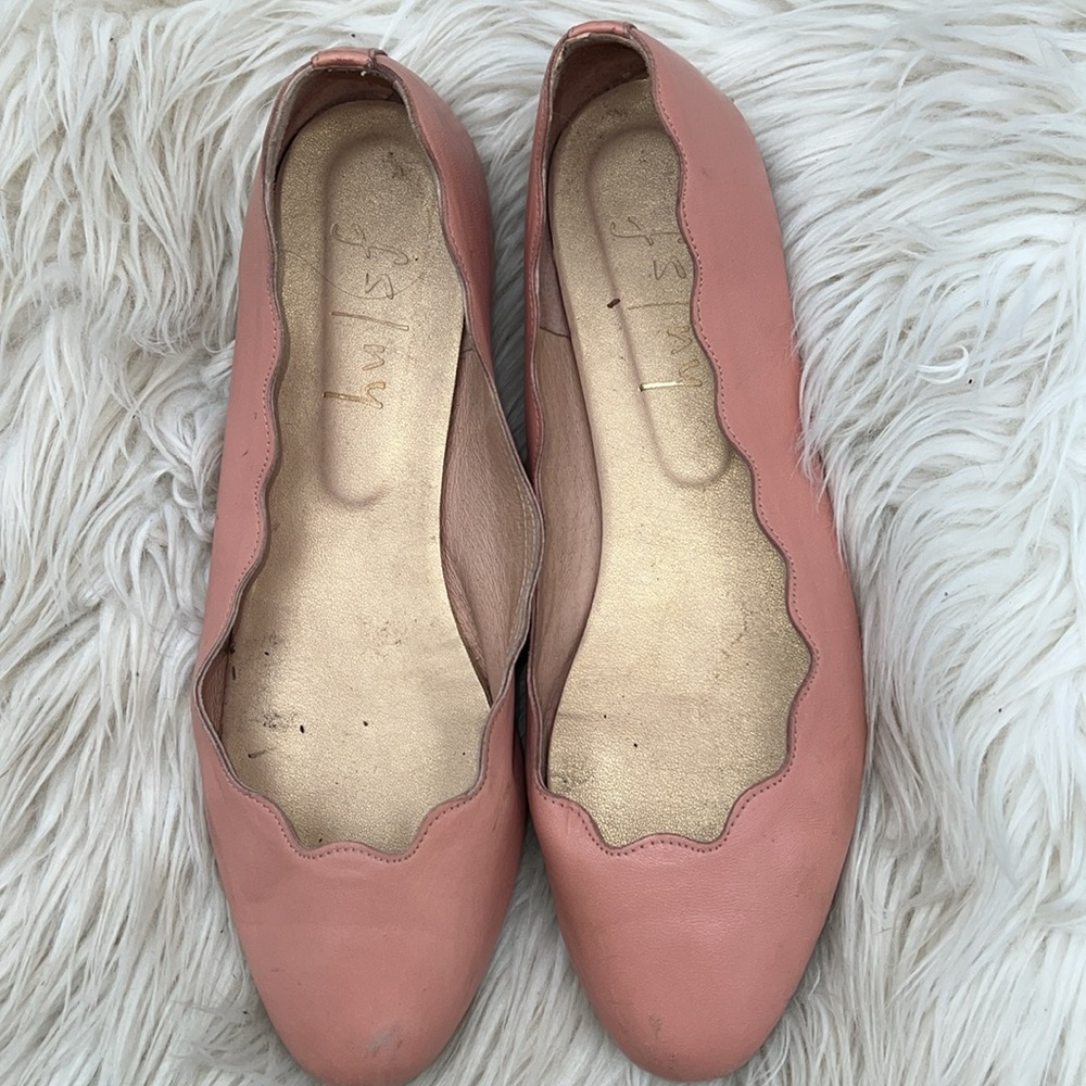 Leather Ballet Flats